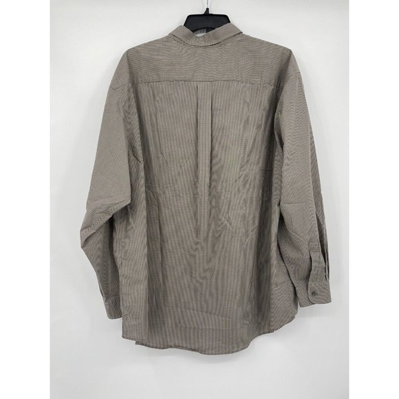Roundtree & Yorke Travel Smart Long Sleeve Button Down Shirt Men’s Size 3XT - Picture 3 of 4